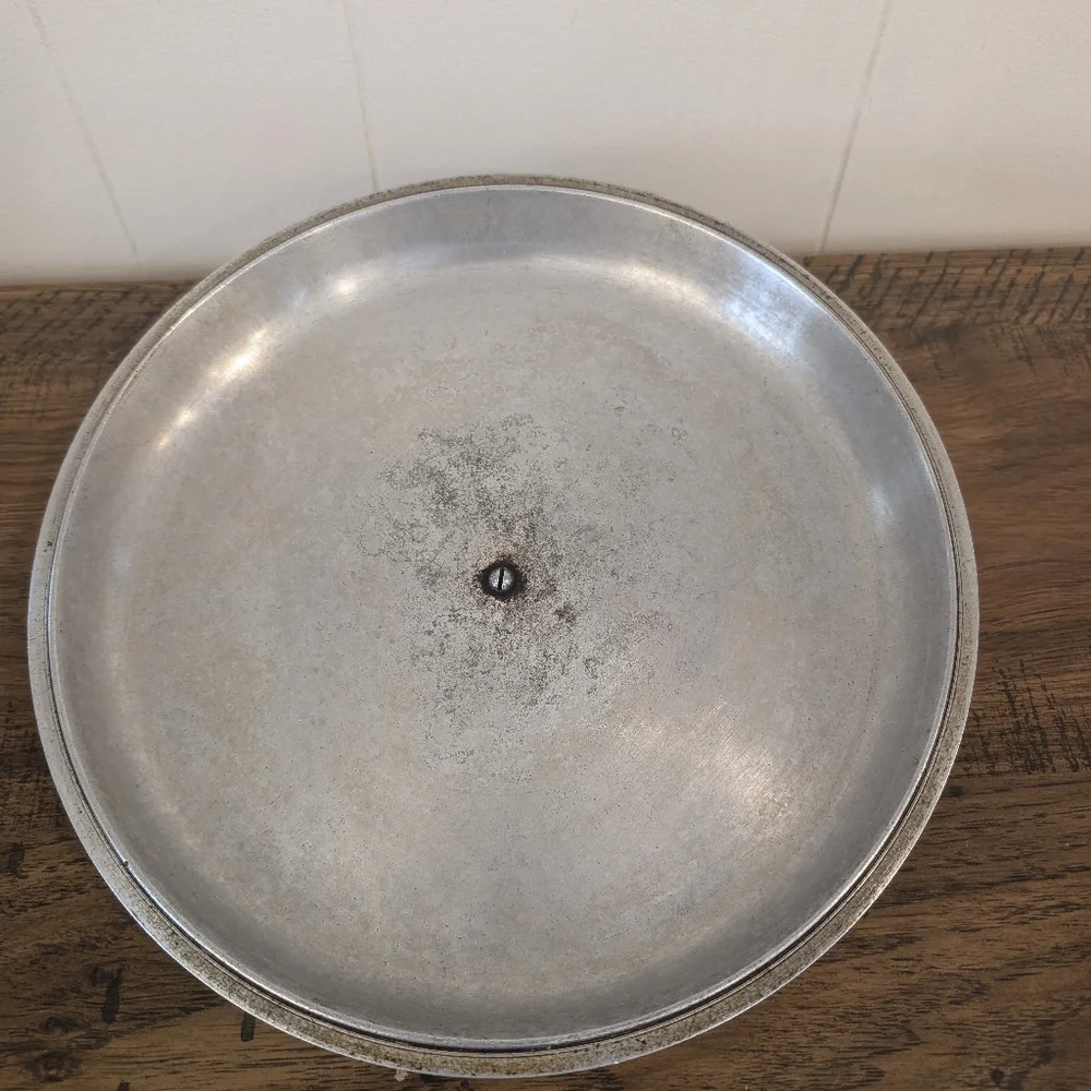 Vintage Luster Lite Montgomery Ward Dutch Oven Stock Pot w/Lid And Trivet